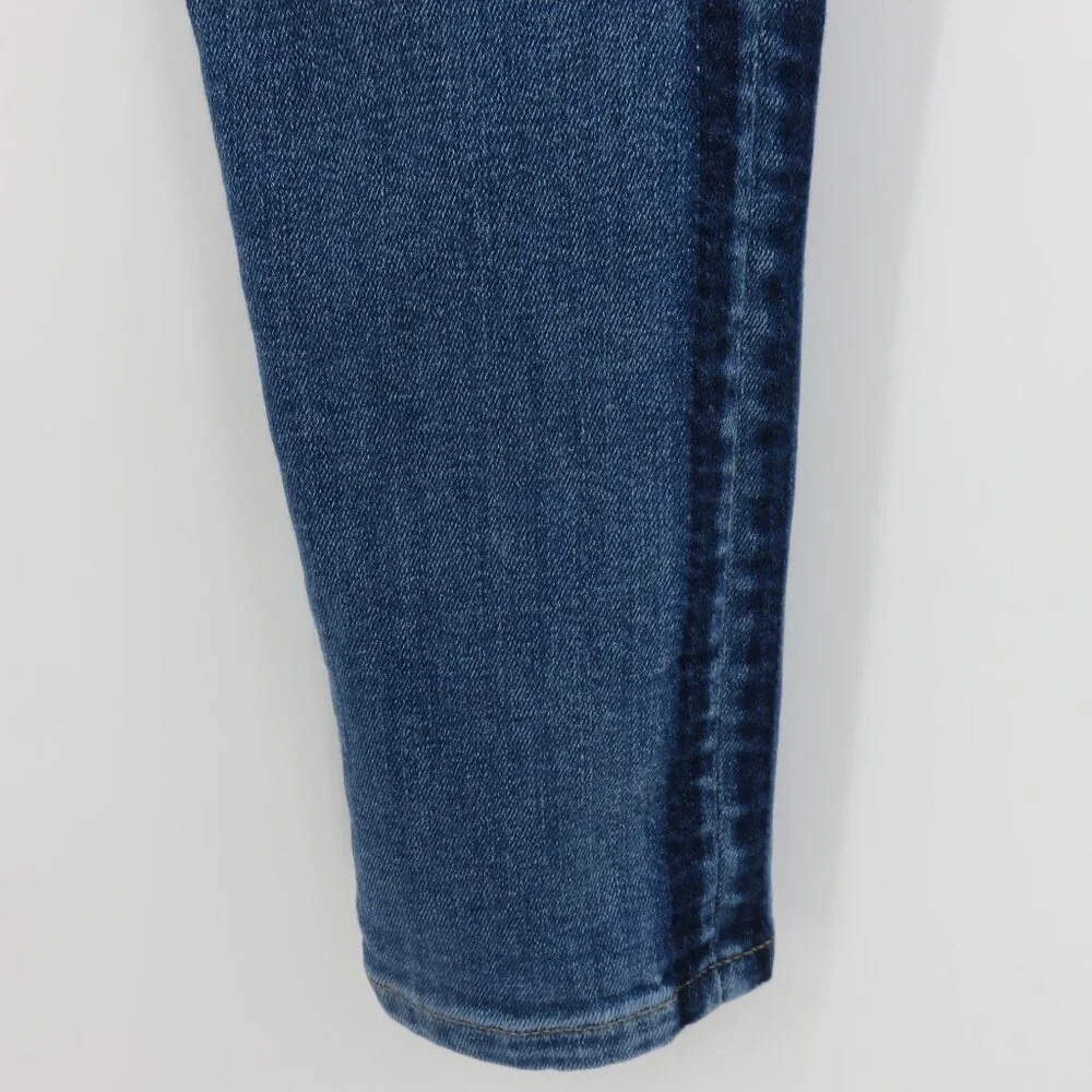 Joes Jeans Women 25 Skinny Ankle Mansfield Stripe Blue Denim Jeans Cotton Blend - Picture 3 of 10